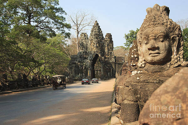 Wall Art - Photograph - Angkor Thom #1 by David Davis