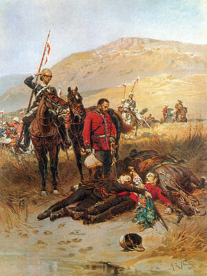 Wall Art - Photograph - Anglo-zulu War, Battle Of Isandlwana #1 by Science Source