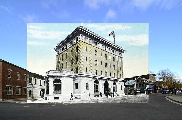 Army Navy YMCA Building in Newport Rhode Island by Jeff Hayden