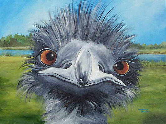 Wall Art - Painting - Big Bird - 2007 by Torrie Smiley
