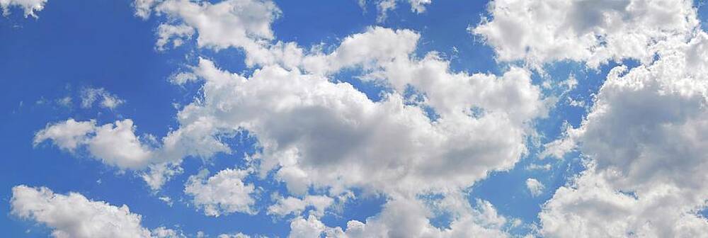 Wall Art - Photograph - Blue Sky With Cumulus Clouds #1 by Science Photo Library