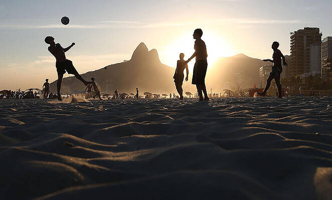 Wall Art - Photograph - Brazils Various Forms Of Soccer #1 by Mario Tama