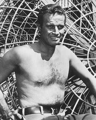 Wall Art - Photograph - Charlton Heston #1 by Silver Screen
