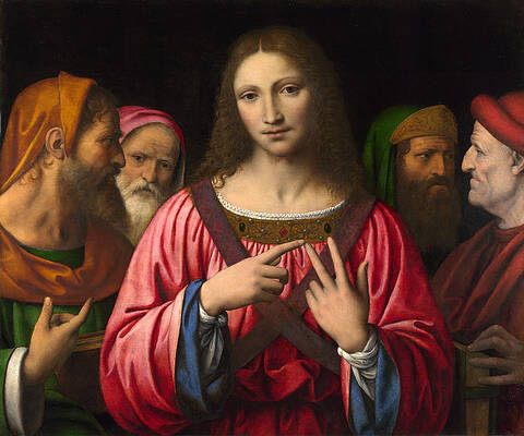 Christ among the Doctors Print by Bernardino Luini