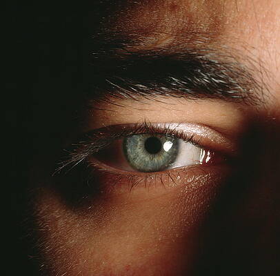 Wall Art - Photograph - Close-up Of A Man's Eye #1 by Science Photo Library