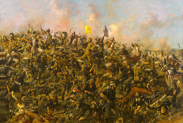 Custers Last Stand by Edgar S Paxson Custers Last Stand by Edgar S Paxson