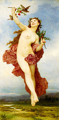 Day Print by William-Adolphe Bouguereau