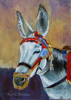 Decorated Donkey by Vicki Brevell Decorated Donkey by Vicki Brevell