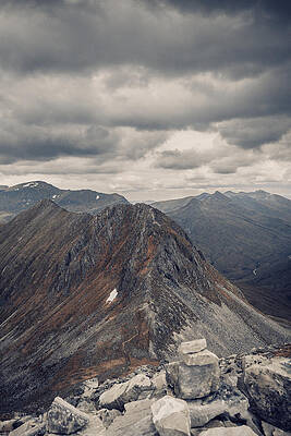 Dramatic mountain scenery in the scottish highlands by Leander Nardin Dramatic mountain scenery in the scottish highlands by Leander Nardin
