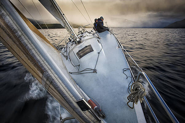 Drop the jib Reef the Main pass the rum by Dave Heath