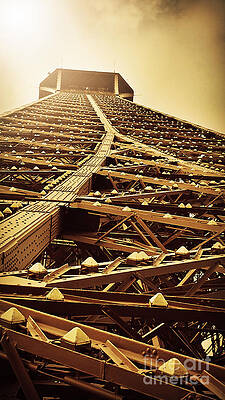 Wall Art - Photograph - Eiffel Tower Top by Patricia Awapara