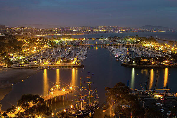 Wall Art - Photograph - Elevated View Of A Harbor, Dana Point #1 by Panoramic Images