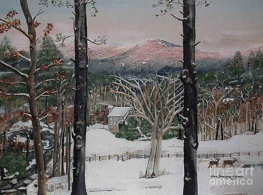 Ellijay - Pink Knob Mountain - Signed by Jan Dappen Ellijay - Pink Knob Mountain - Signed by Jan Dappen