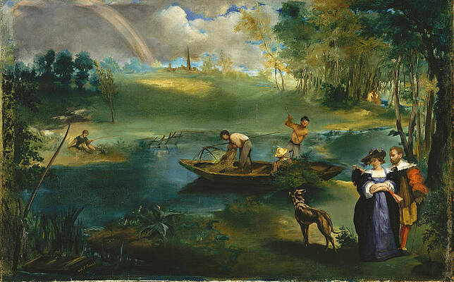 Fishing Print by Edouard Manet