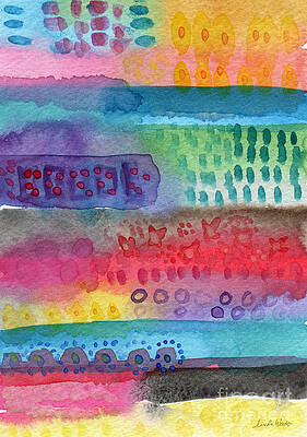 Wall Art - Painting - Flower Garden #1 by Linda Woods