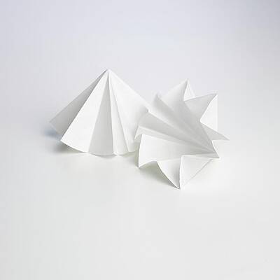 Wall Art - Photograph - Folded Filter Paper #1 by Science Photo Library