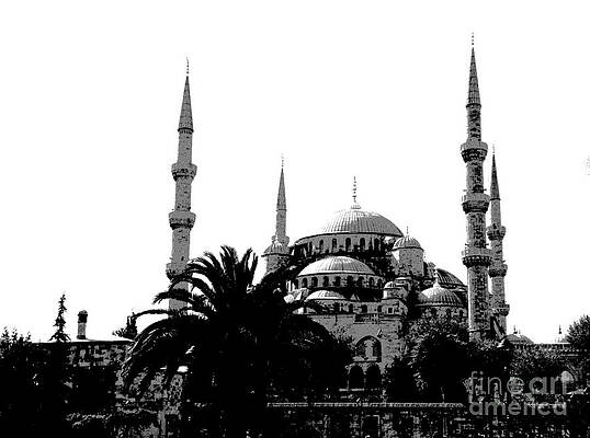 Hagia Sophia Museum Istanbul Print by Jacqueline M Lewis