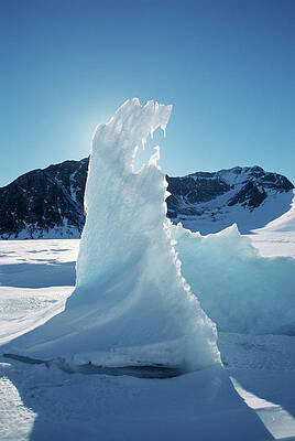 Wall Art - Photograph - Ice Pinnacle #1 by Science Photo Library
