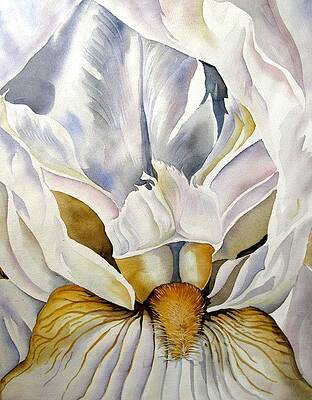 Wall Art - Painting - Into The Iris #1 by Alfred Ng