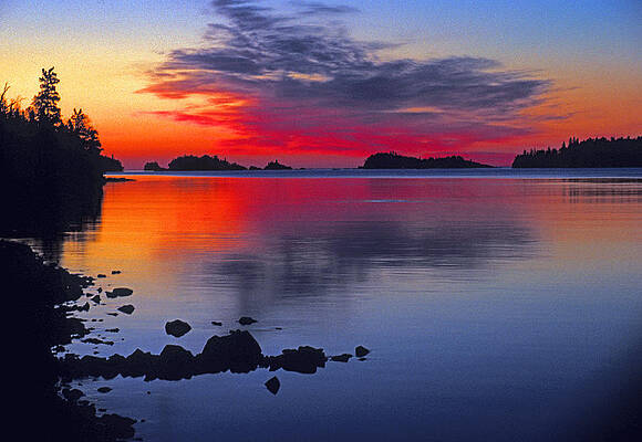 Isle Royale dawn by Dennis Cox Isle Royale dawn by Dennis Cox