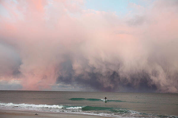 Wall Art - Photograph - Isolated Snow Flurries And Cloud #1 by Logan Mock-Bunting