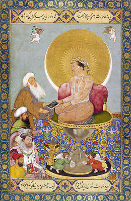 Wall Art - Painting - Jahangir (1569-1627) #1 by Granger