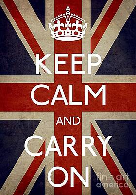 Wall Art - Photograph - Keep Calm And Carry On #1 by Daryl Macintyre