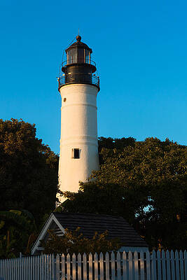 Wall Art - Photograph - Key West Lighthouse #1 by Ed Gleichman