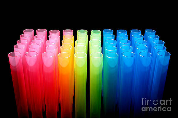 Wall Art - Photograph - Laboratory Test Tubes in Science Research Lab #1 by Science Research Lab