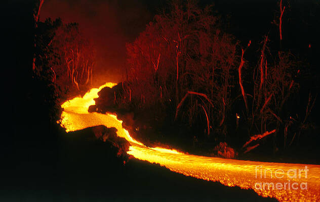 Wall Art - Photograph - Lava From Piton De La Fournaise #1 by Adam Sylvester