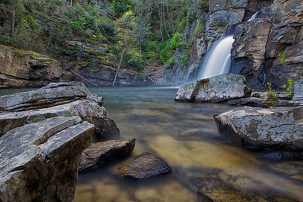 Linville Falls in the Rain by Mark Steven Houser Linville Falls in the Rain by Mark Steven Houser