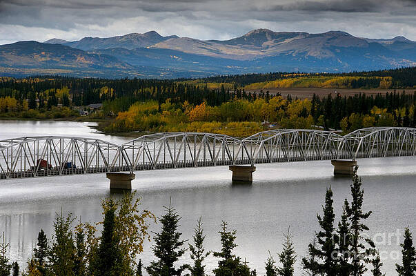 Wall Art - Photograph - Longest Bridge On Alaska Highway #1 by Mark Newman