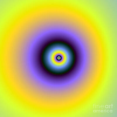 Wall Art - Painting - Meditation on a Point by Dov Lederberg