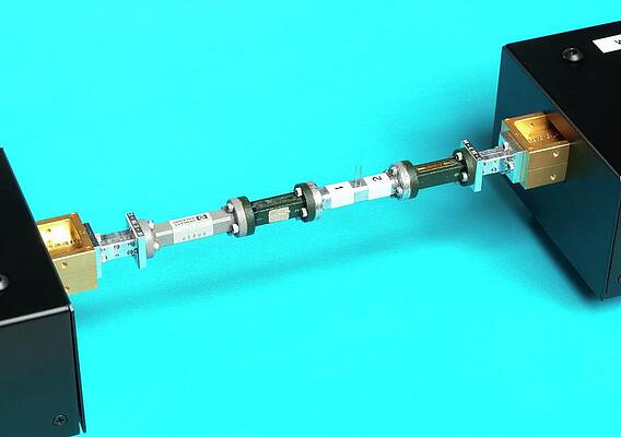 Wall Art - Photograph - Millimetre Radio Waveguide Testing #1 by Science Photo Library