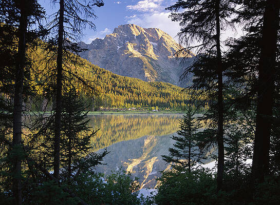 Wall Art - Photograph - Mt Moran And String Lake Wyoming #1 by Tim Fitzharris