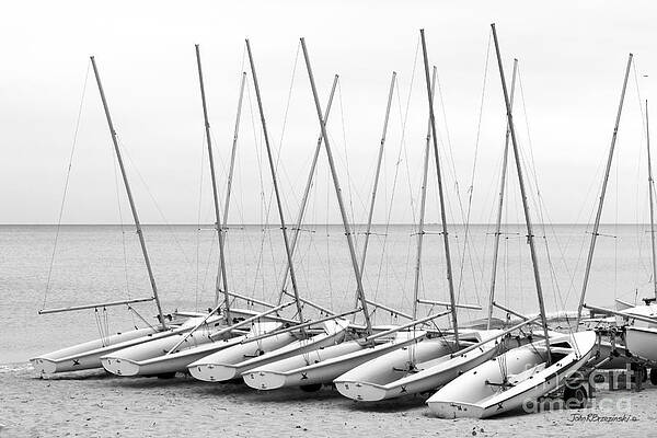 Wall Art - Photograph - Northwestern University Sailing Beach #1 by University Icons