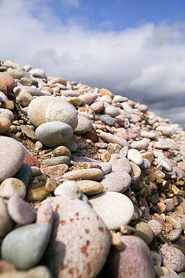 Wall Art - Photograph - Pebbles On A Beach #1 by Science Photo Library
