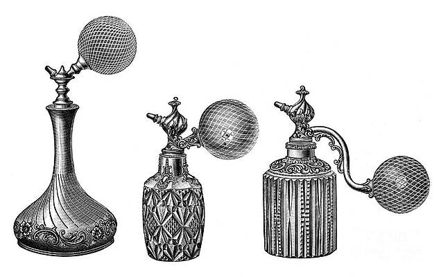 Wall Art - Photograph - Perfume Atomizers, Early 20th Century #1 by Science Source