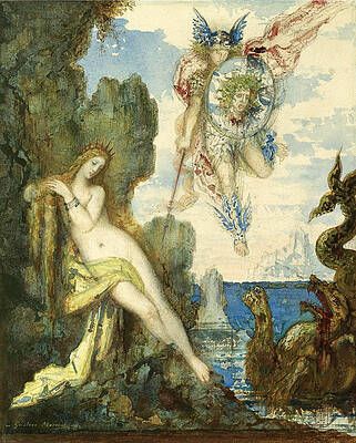 Perseus and Andromeda Print by Gustave Moreau