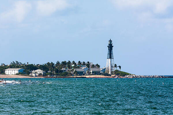 Wall Art - Photograph - Pompano and the Hillsboro Inlet Lighthouse by Ed Gleichman
