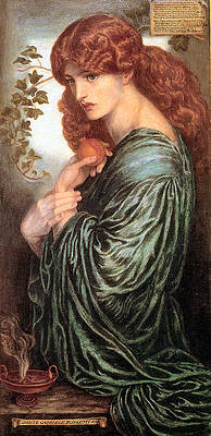 Proserpine Print by Gabriel Rossetti