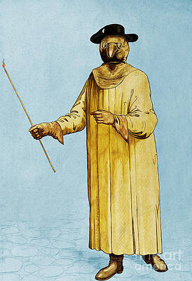Wall Art - Photograph - Protective Suit For Plague, 17th Century #1 by Science Source