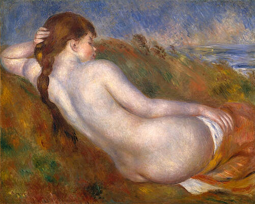 Reclining Nude Print by Pierre-Auguste Renoir