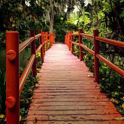 Red Bridge by Mary Underwood Red Bridge by Mary Underwood