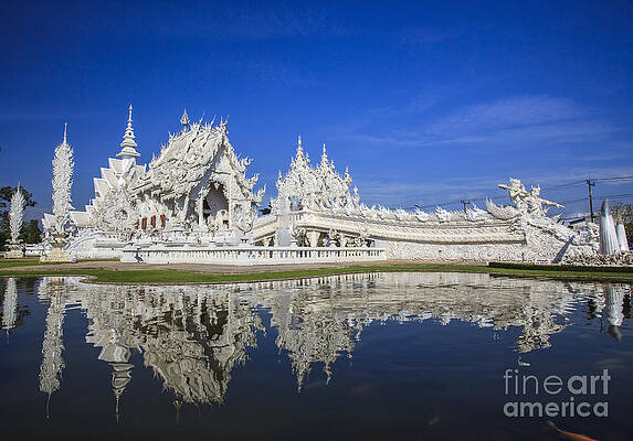 Wall Art - Photograph - Rong Khun temple #1 by Anek Suwannaphoom