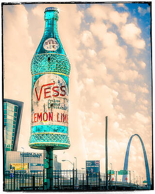 Wall Art - Photograph - Rotating Vess Soda Bottle  #1 by Robert FERD Frank