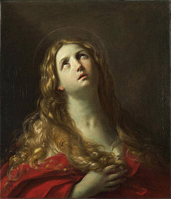 Saint Mary Magdalene Print by Guido Reni