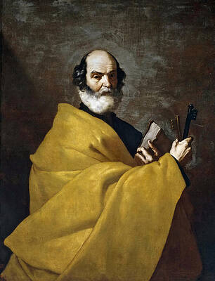 Saint Peter Print by Jusepe de Ribera