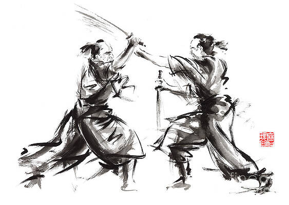 Samurai Sword Paintings for Sale - Fine Art America