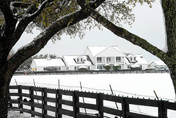 Southfork Ranch in Winter by Dyle Warren Southfork Ranch in Winter by Dyle Warren
